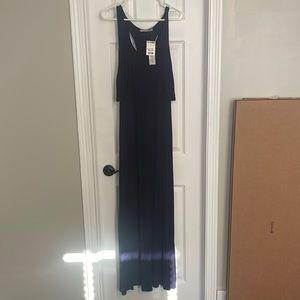 Navy Maxi Dress NWT